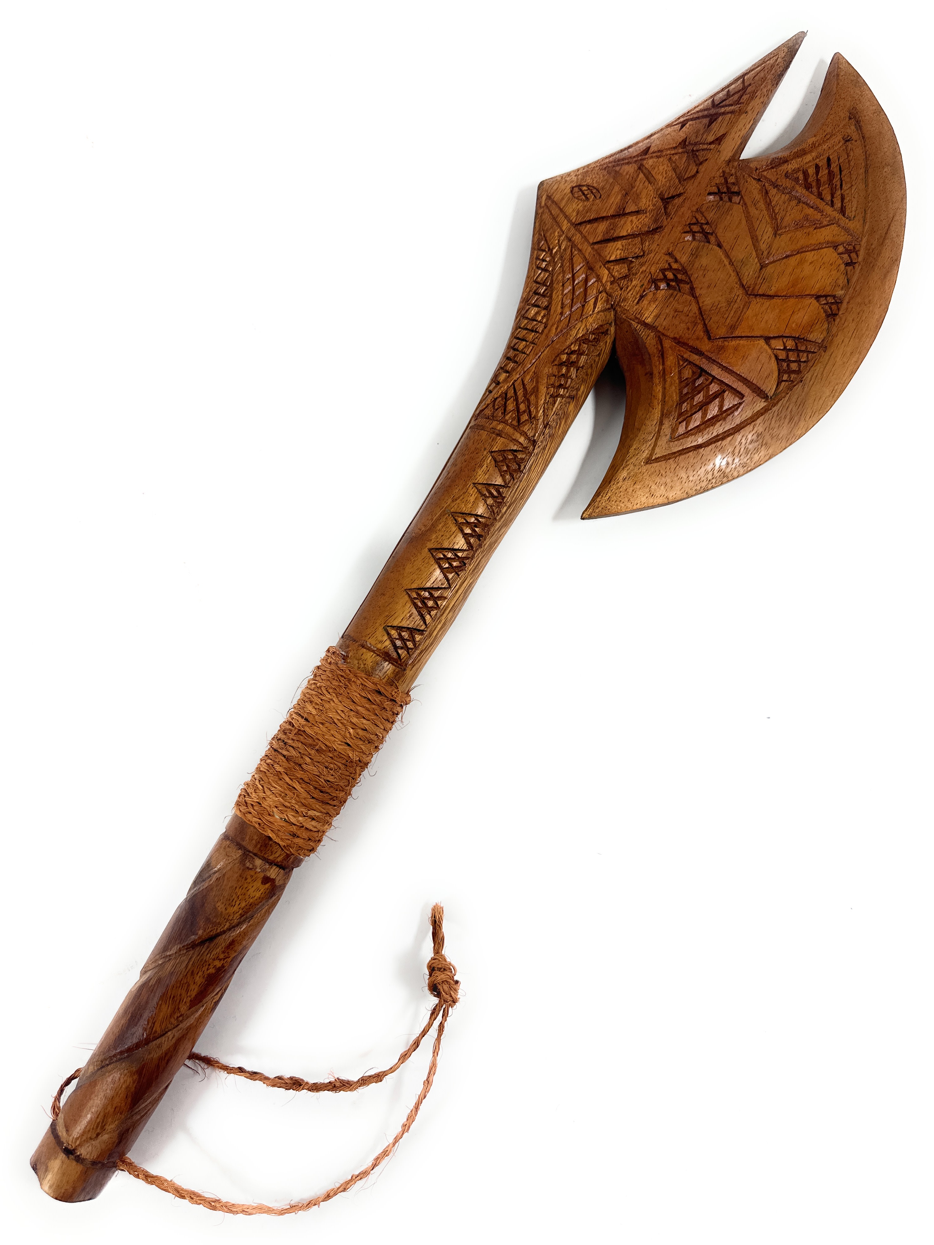 Single Sided Head Fijian Club 24 in - Decorative Artifact | #bla605960 Single Sided Head Fijian Club 24 in - Decorative Artifact | #bla605960